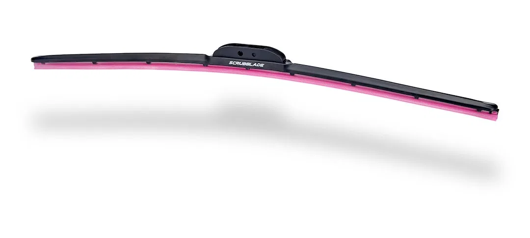 CBP2400 – SCRUBBLADE Windshield Wiper Blade, 24 Inch Length Single Blade Punk Pink Standard Ceramic Coated Silicone B...